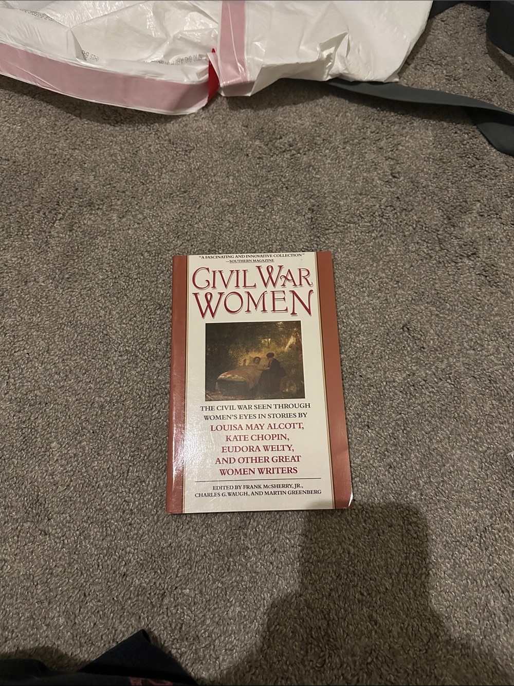 Civil War Women Paperback - Red & Cream Back Cover